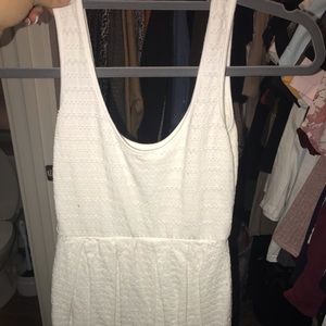 White tank top dress